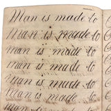 SOLD Divide Your Portion Among the Poor, Nancy Crouses's 1830-31 Short but Great Penmanship Notebook