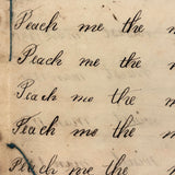 SOLD Divide Your Portion Among the Poor, Nancy Crouses's 1830-31 Short but Great Penmanship Notebook
