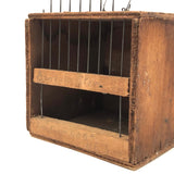 Sweet Old Handmade Cricket or Canary Carrying Cage