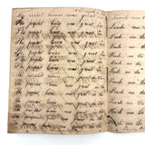 SOLD Divide Your Portion Among the Poor, Nancy Crouses's 1830-31 Short but Great Penmanship Notebook