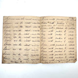 SOLD Divide Your Portion Among the Poor, Nancy Crouses's 1830-31 Short but Great Penmanship Notebook