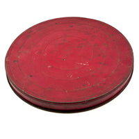Huge Painted Red FLOUR Tin with Excellent Lettering