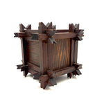 Striking Old Still Bank with Crown of Thorns Corners