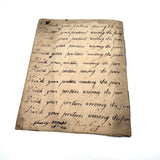 SOLD Divide Your Portion Among the Poor, Nancy Crouses's 1830-31 Short but Great Penmanship Notebook