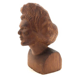 Figurehead-like Carved Bust, Woman with Wild Hair