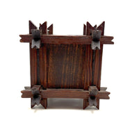 Striking Old Still Bank with Crown of Thorns Corners