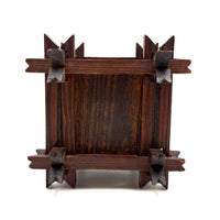 Striking Old Still Bank with Crown of Thorns Corners