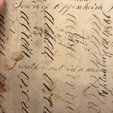 Peter Crouse's Beautiful and Resonant 1831-32 Penmanship Notebook, Oppenheim, NY