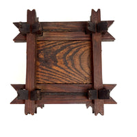 Striking Old Still Bank with Crown of Thorns Corners