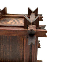 Striking Old Still Bank with Crown of Thorns Corners