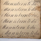 Peter Crouse's Beautiful and Resonant 1831-32 Penmanship Notebook, Oppenheim, NY
