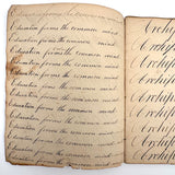 Peter Crouse's Beautiful and Resonant 1831-32 Penmanship Notebook, Oppenheim, NY