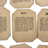 Very Scarce, Very Lovely Set of 26 Early-Mid 1800s Hand-colored French Mythological Characters Cards