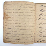 Peter Crouse's Beautiful and Resonant 1831-32 Penmanship Notebook, Oppenheim, NY
