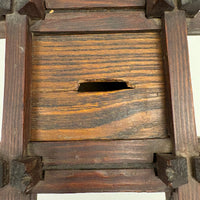 Striking Old Still Bank with Crown of Thorns Corners