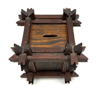 Striking Old Still Bank with Crown of Thorns Corners