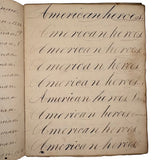 Peter Crouse's Beautiful and Resonant 1831-32 Penmanship Notebook, Oppenheim, NY