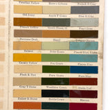 Masury's Liquid Colors, Gorgeous c. 1915 Century Paint Color Card