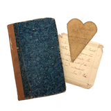 Rachel B. Walton's 1826 Grammar Book with Inscribed Plate and Two Handmade Rewards of Merit