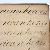 Peter Crouse's Beautiful and Resonant 1831-32 Penmanship Notebook, Oppenheim, NY