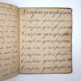 Peter Crouse's Beautiful and Resonant 1831-32 Penmanship Notebook, Oppenheim, NY