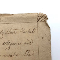 Rachel B. Walton's 1826 Grammar Book with Inscribed Plate and Two Handmade Rewards of Merit