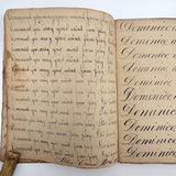 Peter Crouse's Beautiful and Resonant 1831-32 Penmanship Notebook, Oppenheim, NY