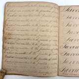 Peter Crouse's Beautiful and Resonant 1831-32 Penmanship Notebook, Oppenheim, NY