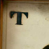 Turn of the Lane, Wonderful Earlyish 19th Century Oil on Paper Apple with Perfect Inked Lettering