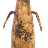 SOLD Folk Art Gourd Person with Great Carved Face and Twig Arms and Legs!