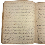 Peter Crouse's Beautiful and Resonant 1831-32 Penmanship Notebook, Oppenheim, NY