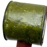 Unusual and Excellent Old Tin Jesus and Mary Rattle