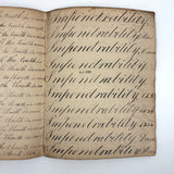Peter Crouse's Beautiful and Resonant 1831-32 Penmanship Notebook, Oppenheim, NY