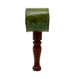 Unusual and Excellent Old Tin Jesus and Mary Rattle