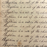 Peter Crouse's Beautiful and Resonant 1831-32 Penmanship Notebook, Oppenheim, NY