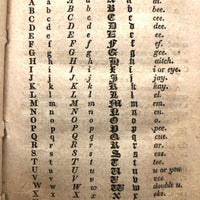 Rachel B. Walton's 1826 Grammar Book with Inscribed Plate and Two Handmade Rewards of Merit
