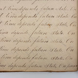 Peter Crouse's Beautiful and Resonant 1831-32 Penmanship Notebook, Oppenheim, NY