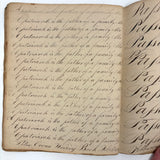 Peter Crouse's Beautiful and Resonant 1831-32 Penmanship Notebook, Oppenheim, NY