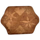 Lovely Antique Pennsylvania Cutting Board with Mysterious Toned Shapes