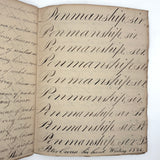 Peter Crouse's Beautiful and Resonant 1831-32 Penmanship Notebook, Oppenheim, NY
