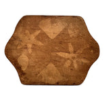 Lovely Antique Pennsylvania Cutting Board with Mysterious Toned Shapes