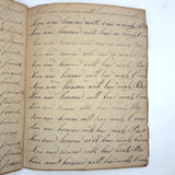 Peter Crouse's Beautiful and Resonant 1831-32 Penmanship Notebook, Oppenheim, NY