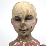 Surreal Feeling Antique Santos in Pink Paint