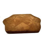 Lovely Antique Pennsylvania Cutting Board with Mysterious Toned Shapes