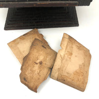 Elegant Antique Tramp Art Pedestal Box, Albany NY, with Ghostly Photos Inside, as Found