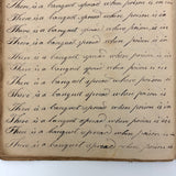 Peter Crouse's Beautiful and Resonant 1831-32 Penmanship Notebook, Oppenheim, NY
