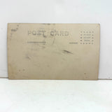 Watchtower with American Flag, Poignant Old Real Photo Postcard