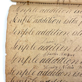 Peter Crouse's Beautiful and Resonant 1831-32 Penmanship Notebook, Oppenheim, NY