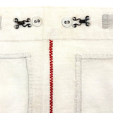 Super Crisp Antique Monogrammed Sewing Sampler: Patching, Seams, Stitches, Fasteners