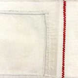 Super Crisp Antique Monogrammed Sewing Sampler: Patching, Seams, Stitches, Fasteners